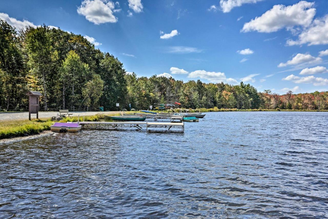 Bear Den Rustic Pocono Lake Home With Game Room! Ngoại thất bức ảnh